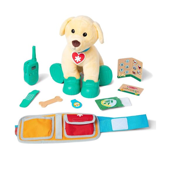 Melissa & Doug Let's Explore Ranger Rescue Dog Pretend Play Set Gear Puppy - Picture 10 of 15